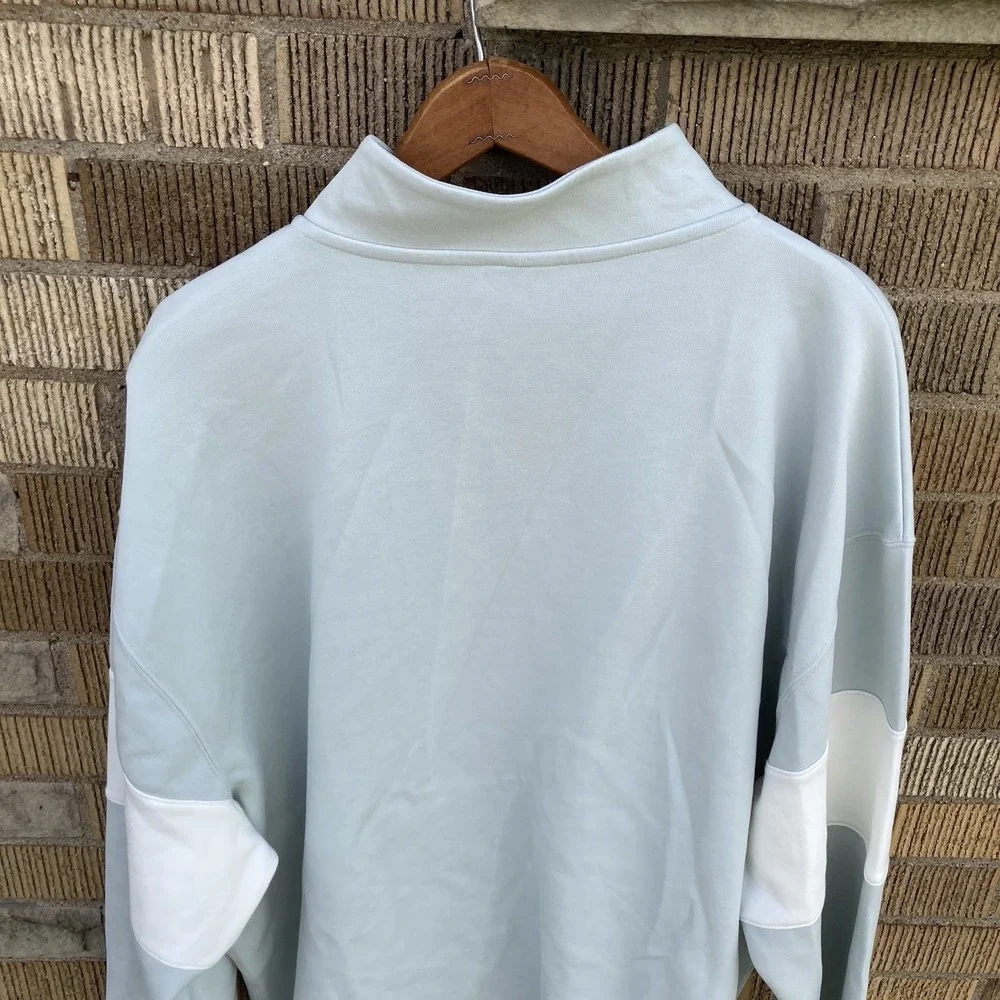 Jordan 1/4 Zip Pullover Golf Shirt Men's‎ Size 2XL Sport Gray White HF9919-034